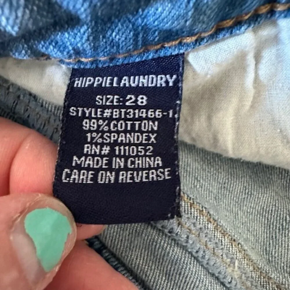 Hippie Laundry Pearl Denim Shorts  8455 - Picture 6 of 11